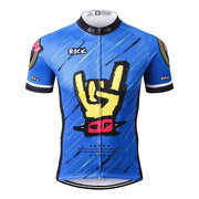Thriller Rider Sports 自転車の服 メンズ サイクルジャージ 半袖(Rock)